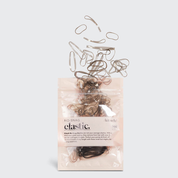 Élastique anti-accroc 100 pièces (Marron)