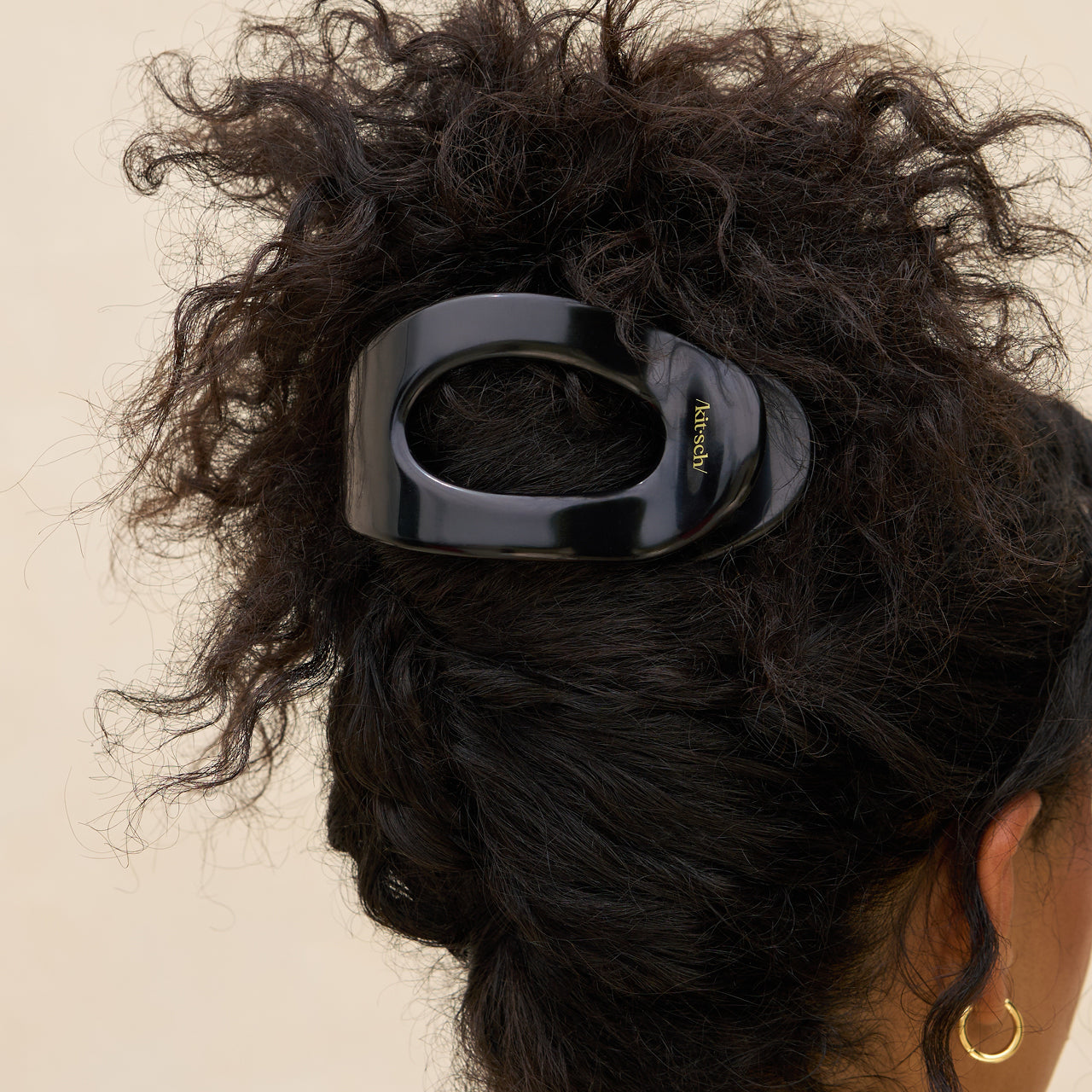 Clip a nuvola piatta nera - Grande