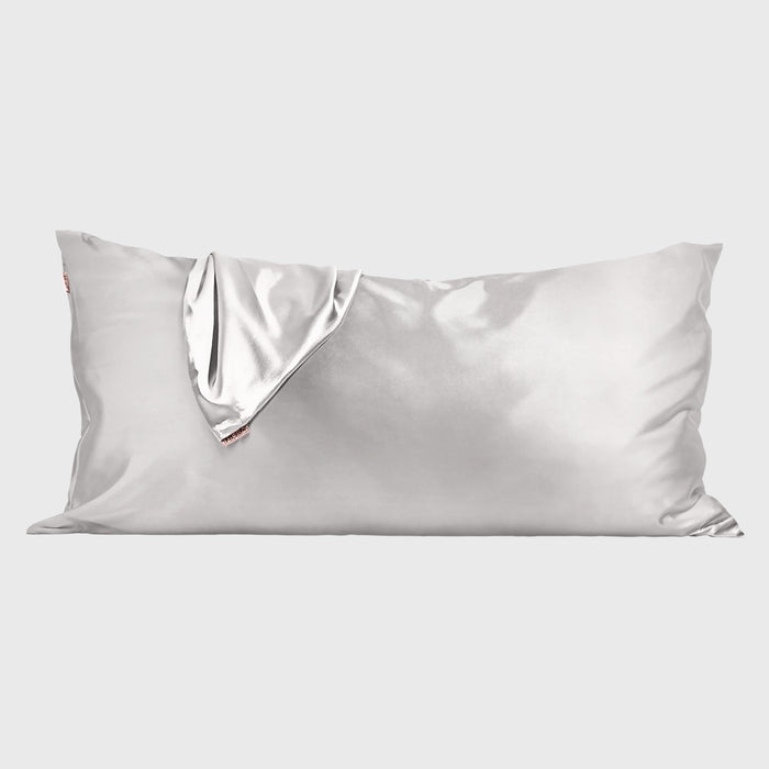 Taie d'oreiller King Satin - Silver