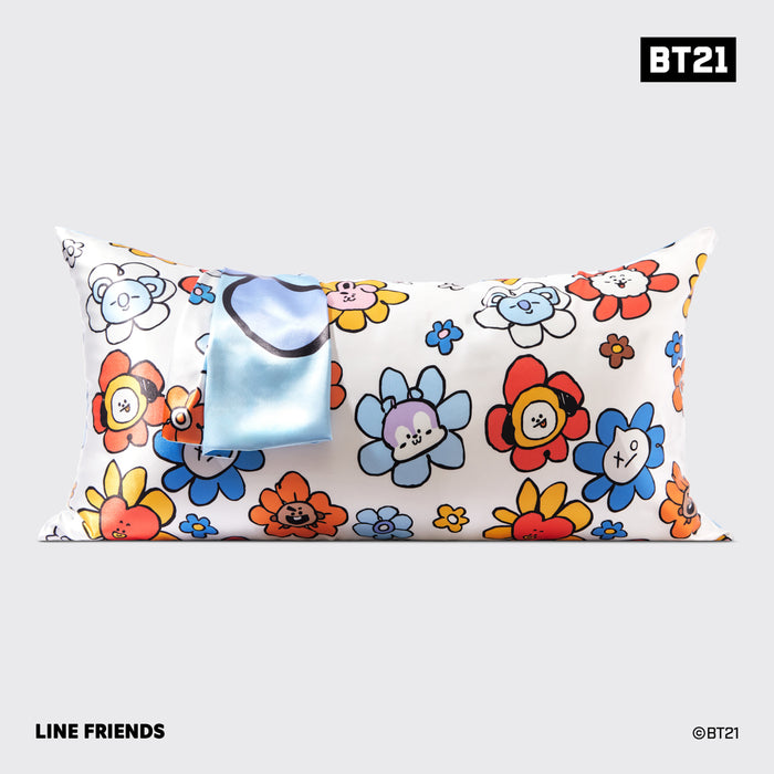 Kitsch x BT21 Taie d'oreiller en satin KOYA - King