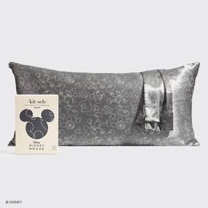 Kitsch x Mickey & Minnie funda de almohada de satén Mickey Magic - King