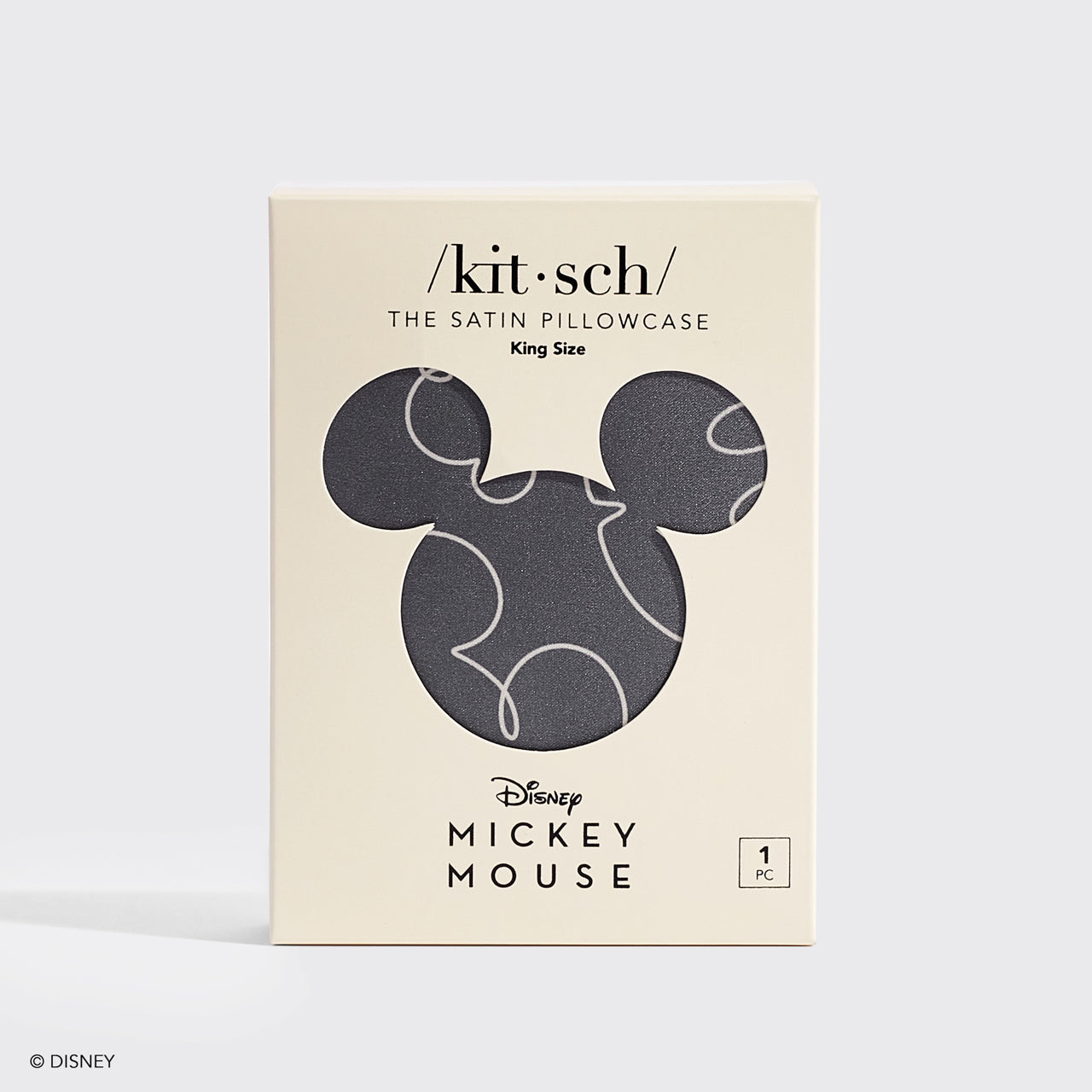 Kitsch x Mickey & Minnie funda de almohada de satén Mickey Magic - King