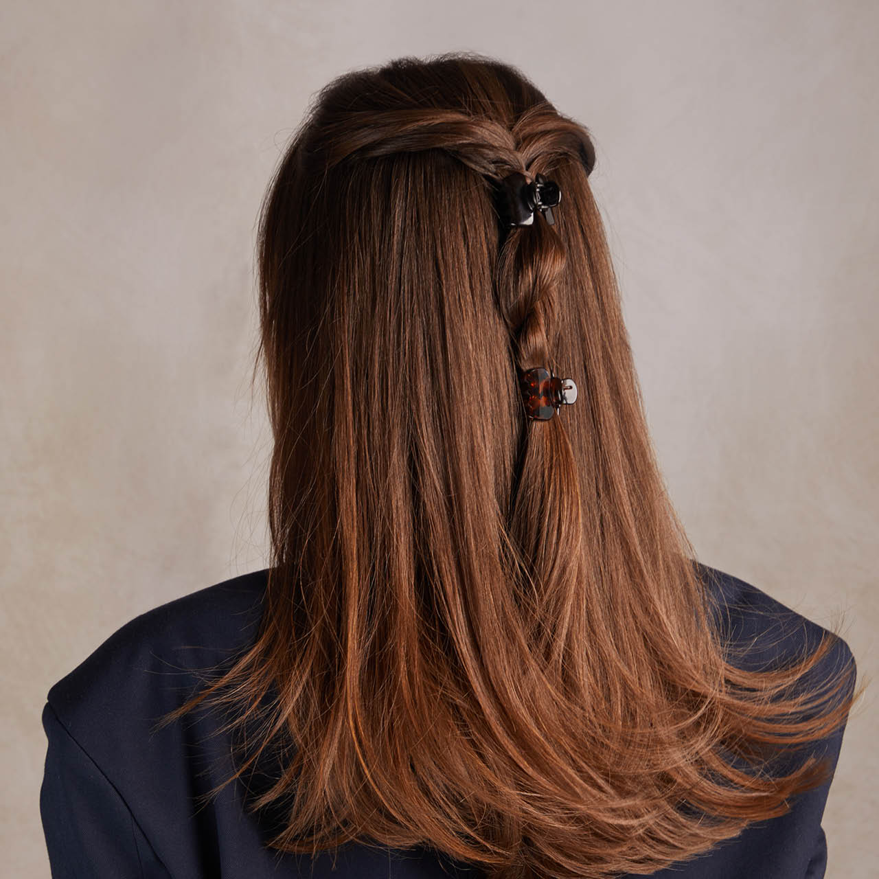 Ensemble de 6 pinces nuage noires et tortues - Mini