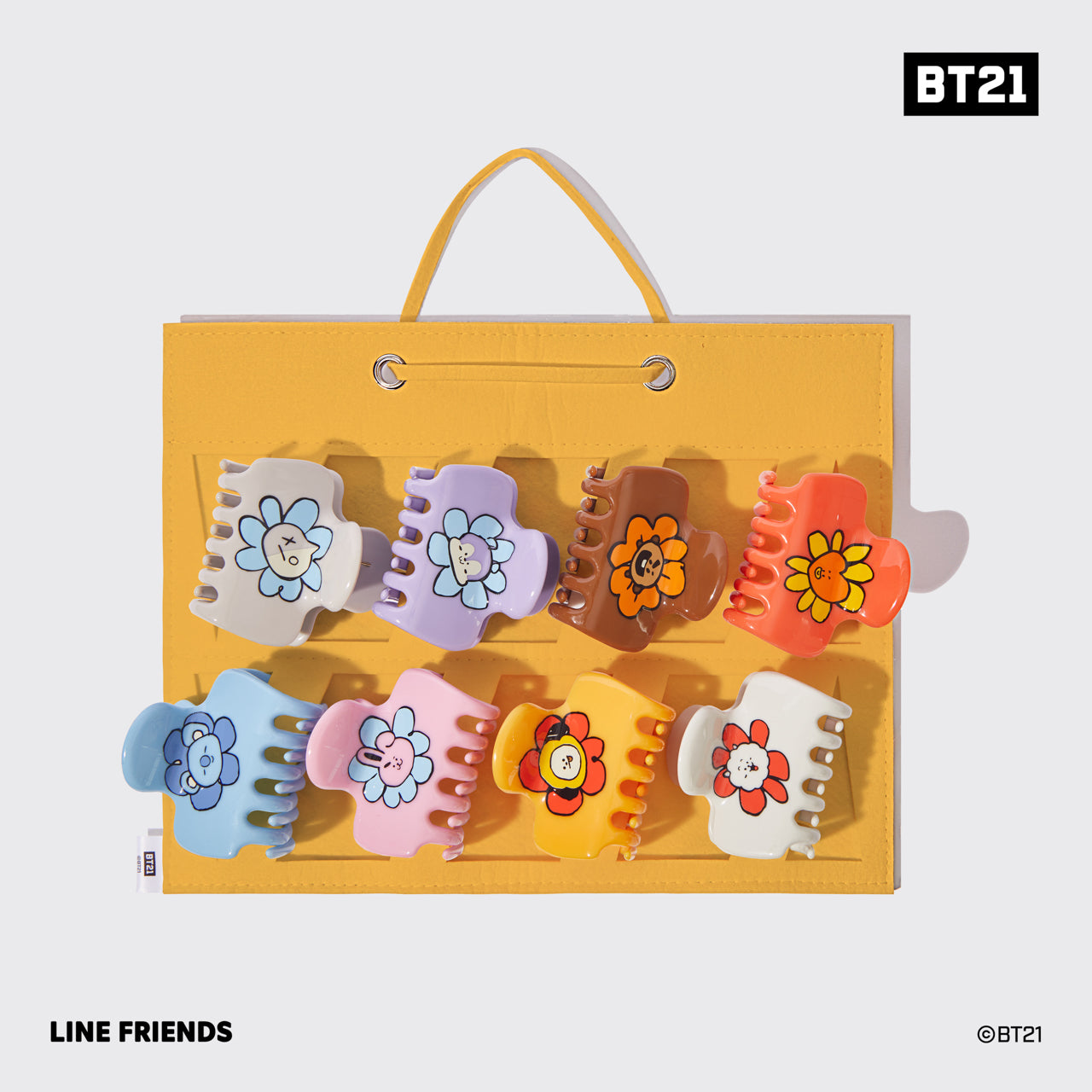 Kitsch x BT21 Lot de pinces à cheveux