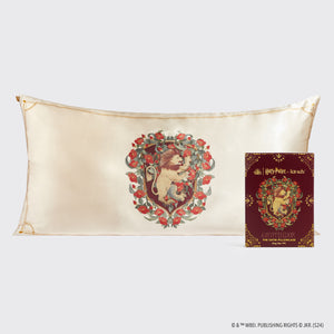 Kitsch x Harry Potter Taie d'oreiller en satin Gryffondor - King
