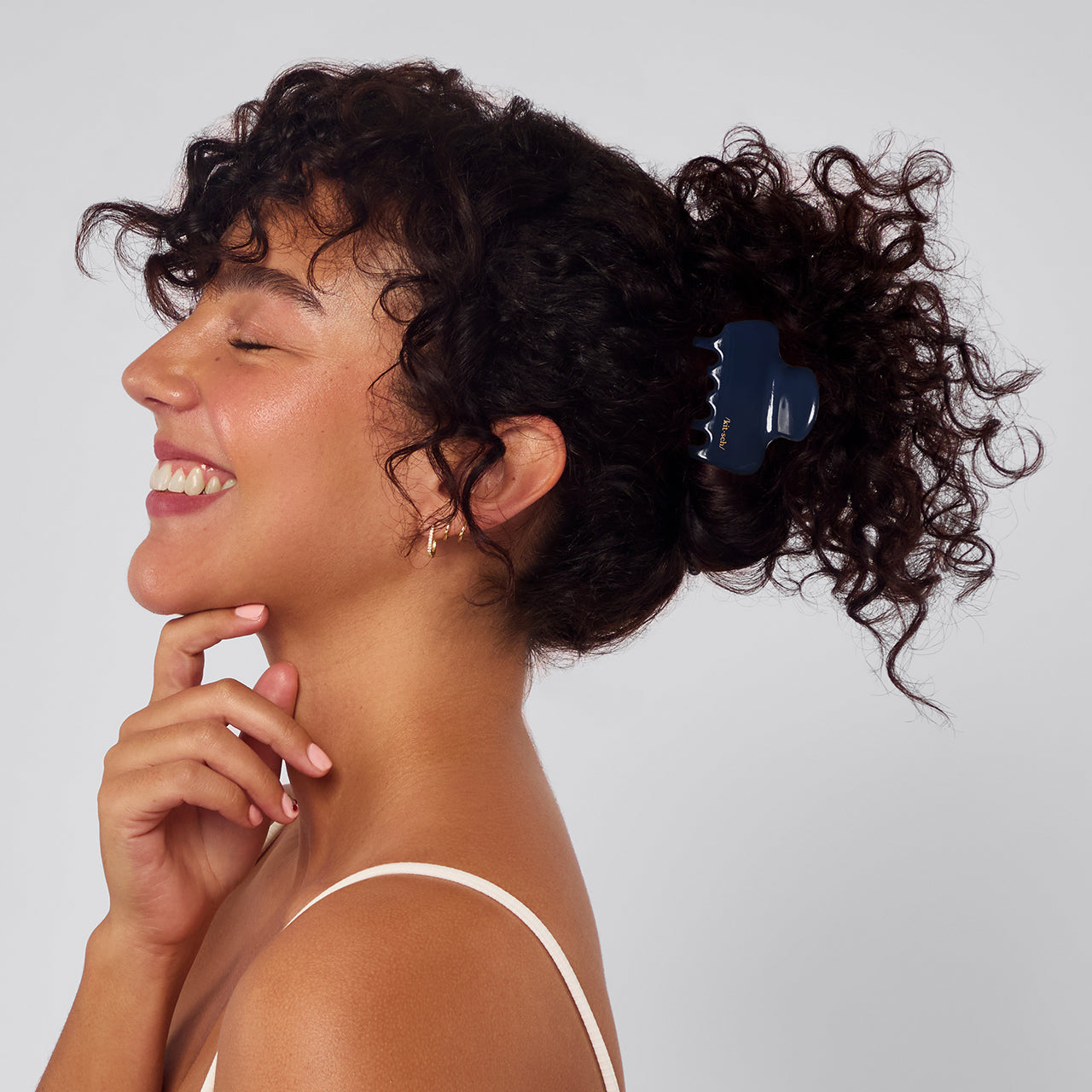 Blue Orchid Cloud Claw Clip - Medium