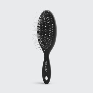 Mini brosse à cheveux de voyage en poils métalliques