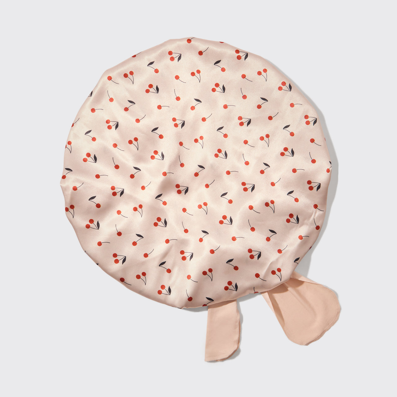 Cuffia in raso oversize - Ciliegie