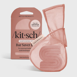 Kitsch Bar Saver Bag - Terracotta - Castor Oil Shampoo