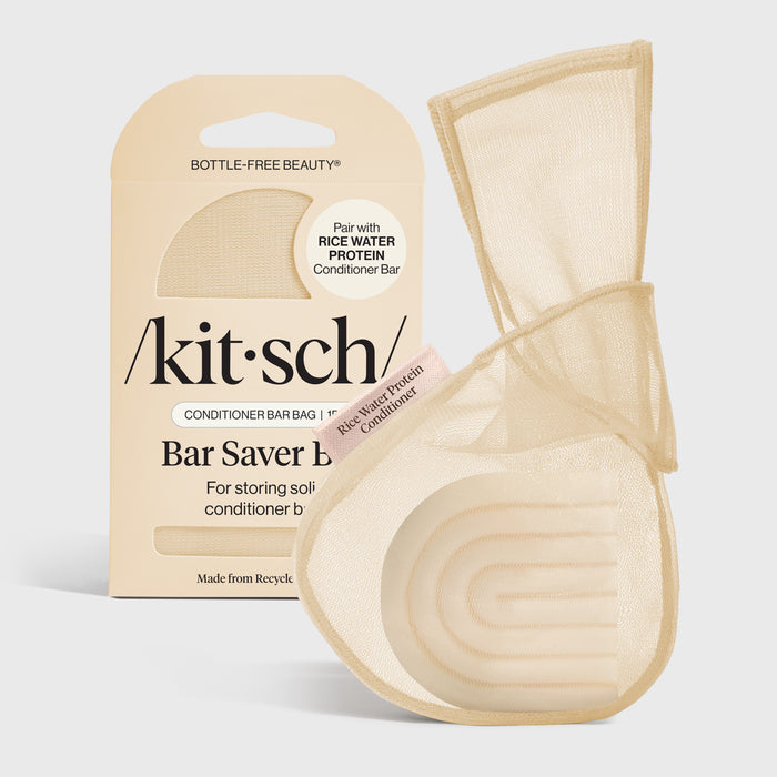 Kitsch Bar Saver Bag - Cream - Rice Water Protein Conditioner