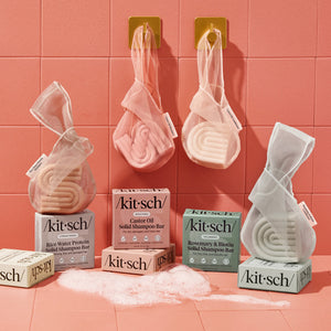 Kitsch Bar Saver Bag - Terracotta - Castor Oil Shampoo