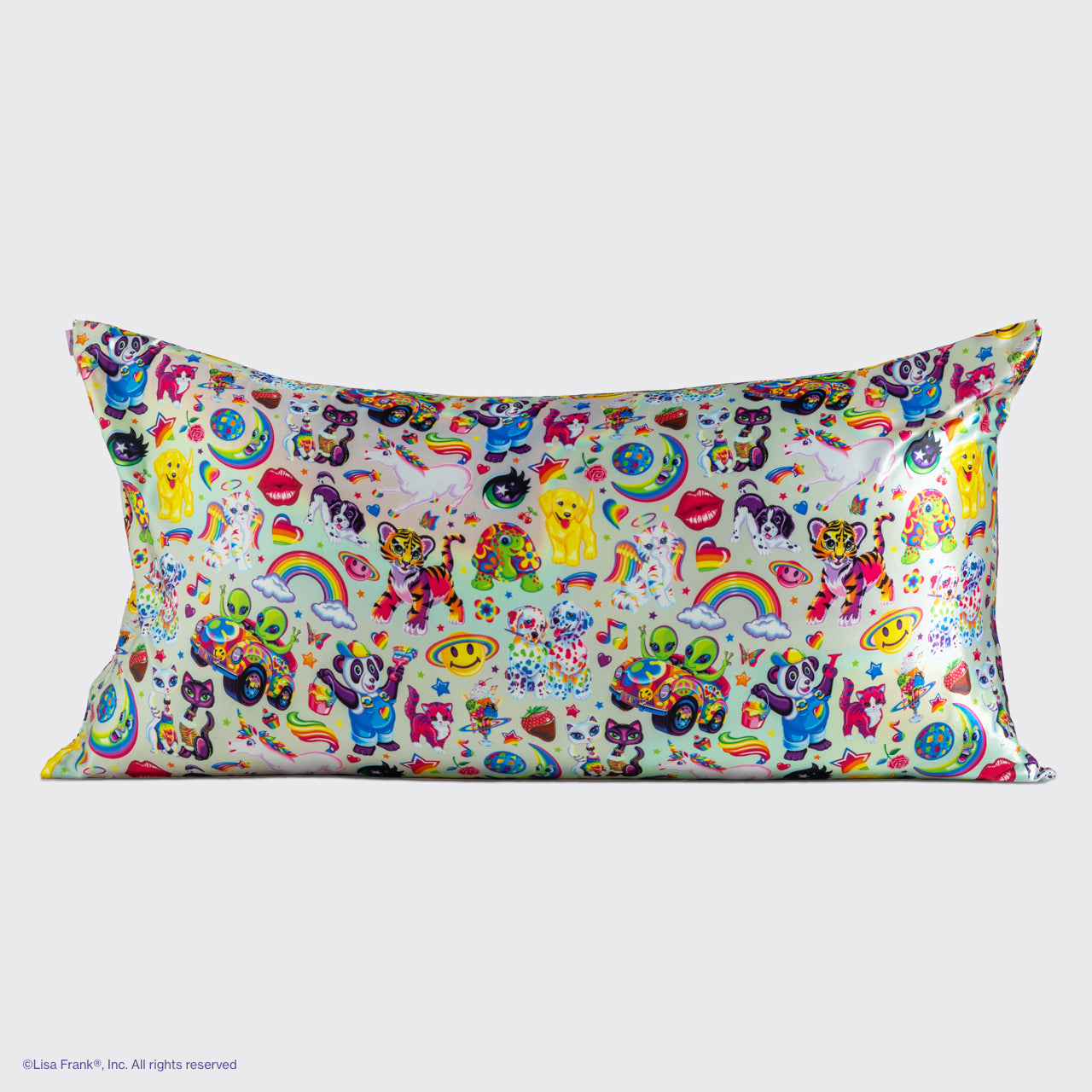 Lisa Frank x Kitsch Satin Pillowcase in The Fantastic World of Lisa Frank - King