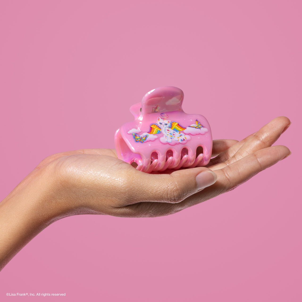 Lisa Frank x Kitsch Cloud Clip in Angel Kitty™