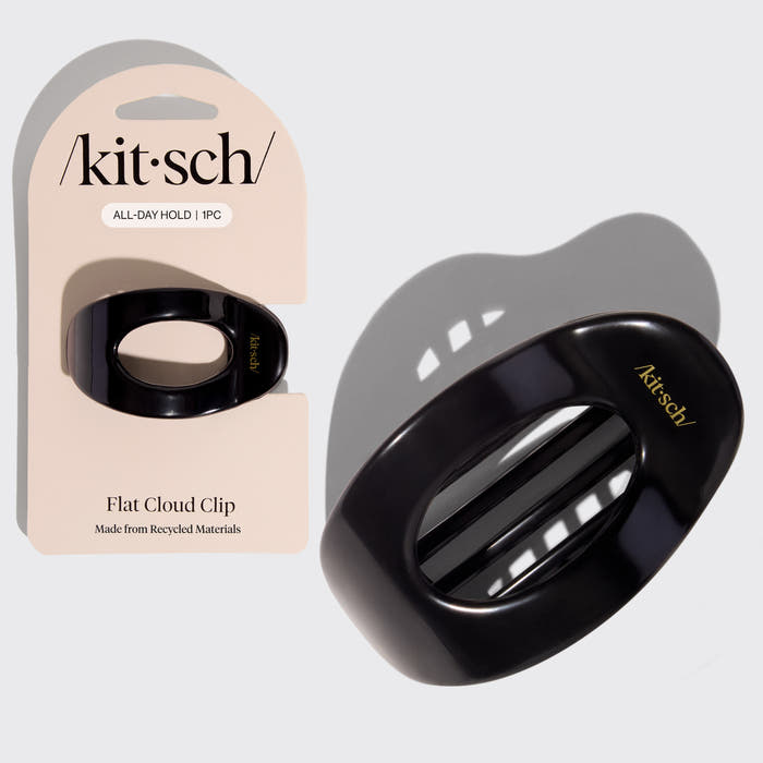 KITSCH Black Flat Cloud Clip Small — hero product shot
