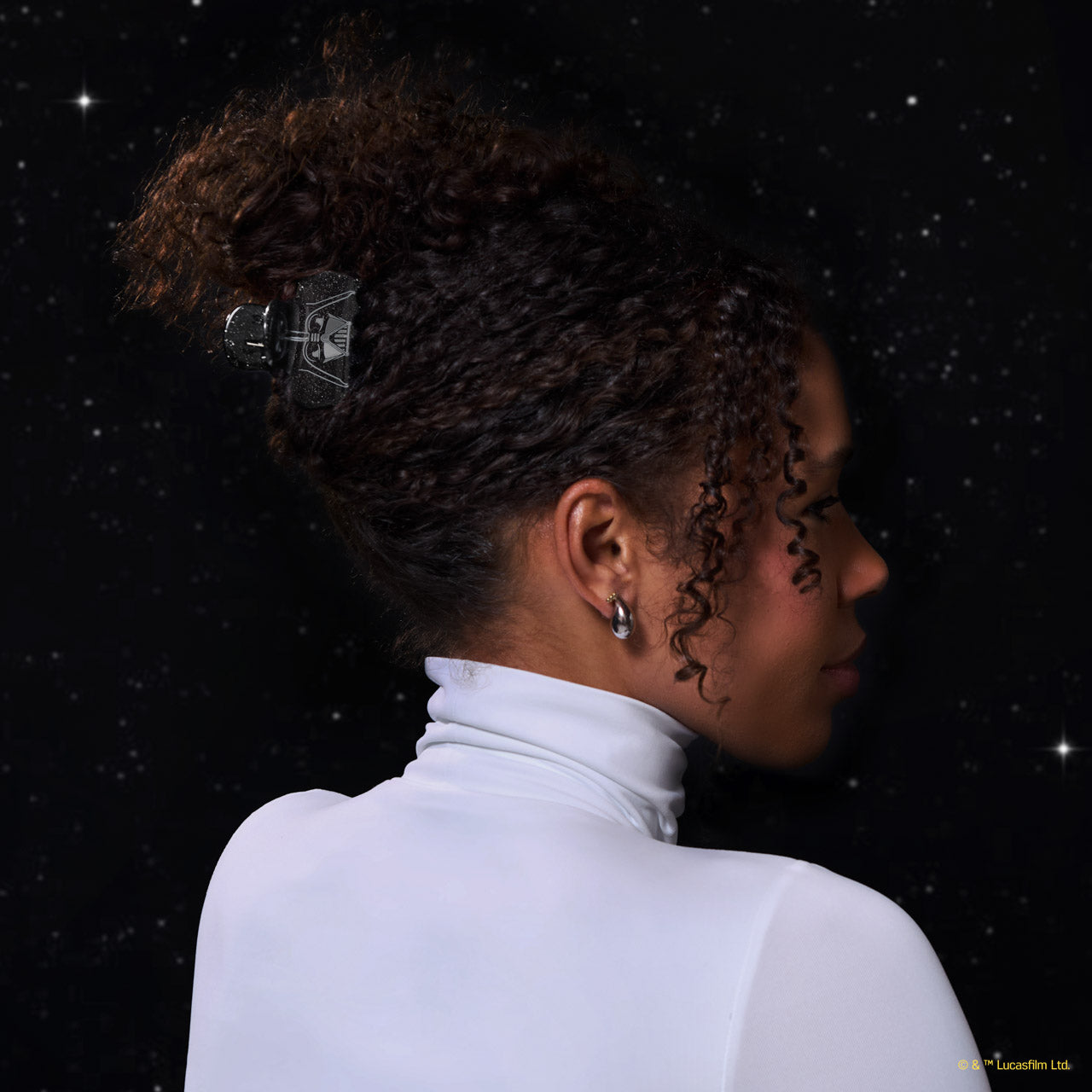 Star Wars™ & Kitsch Clip glitterata Nuvola in Darth Vader