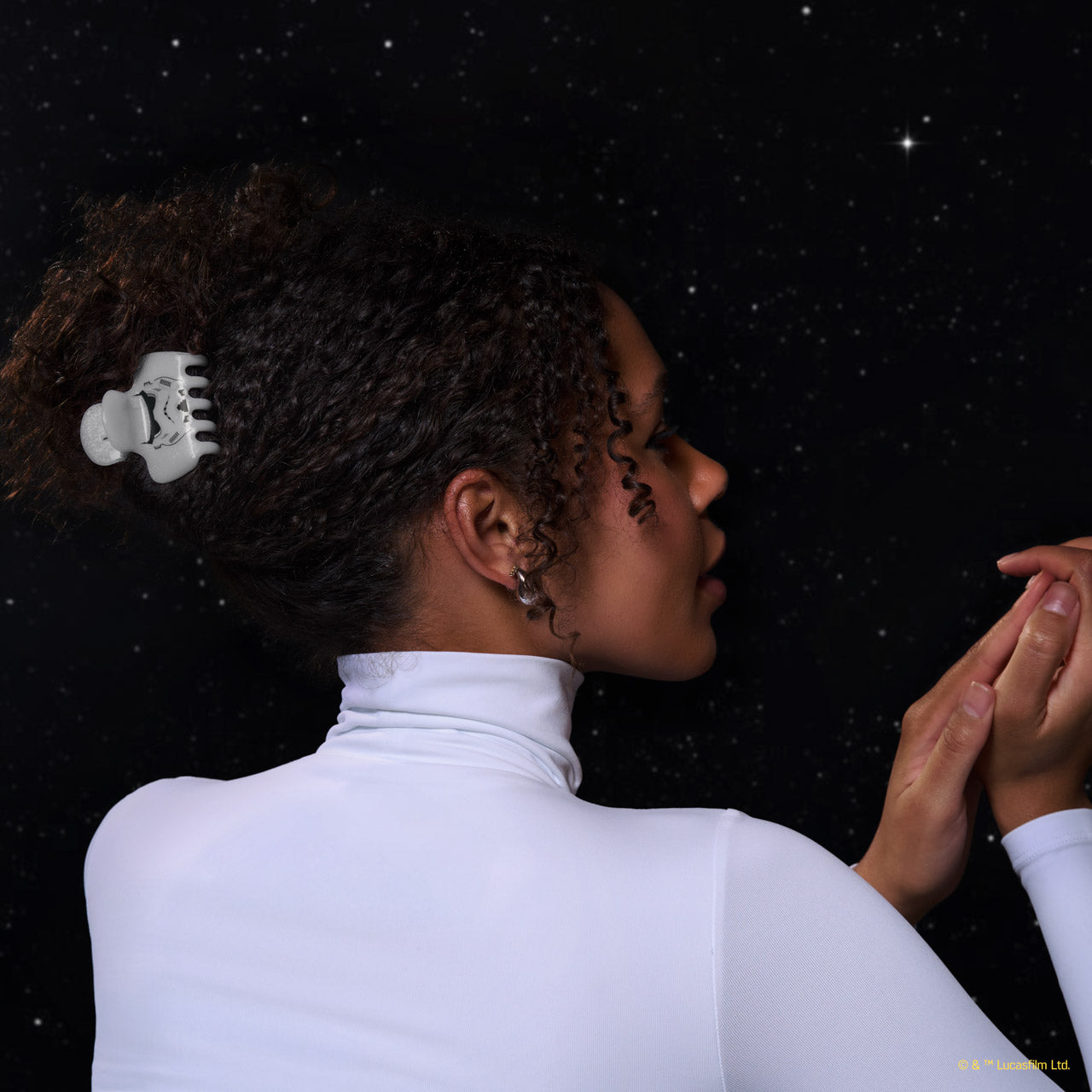 Star Wars™ & Kitsch Clip glitterata Nuvola in Stormtrooper