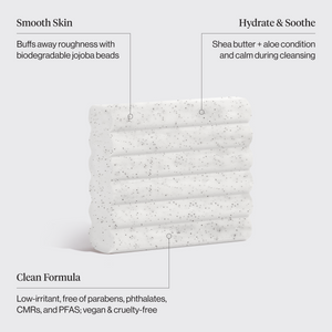 Barra exfoliante de jojoba