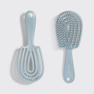 Haze Blue Detangling Flexi Brush - Mini