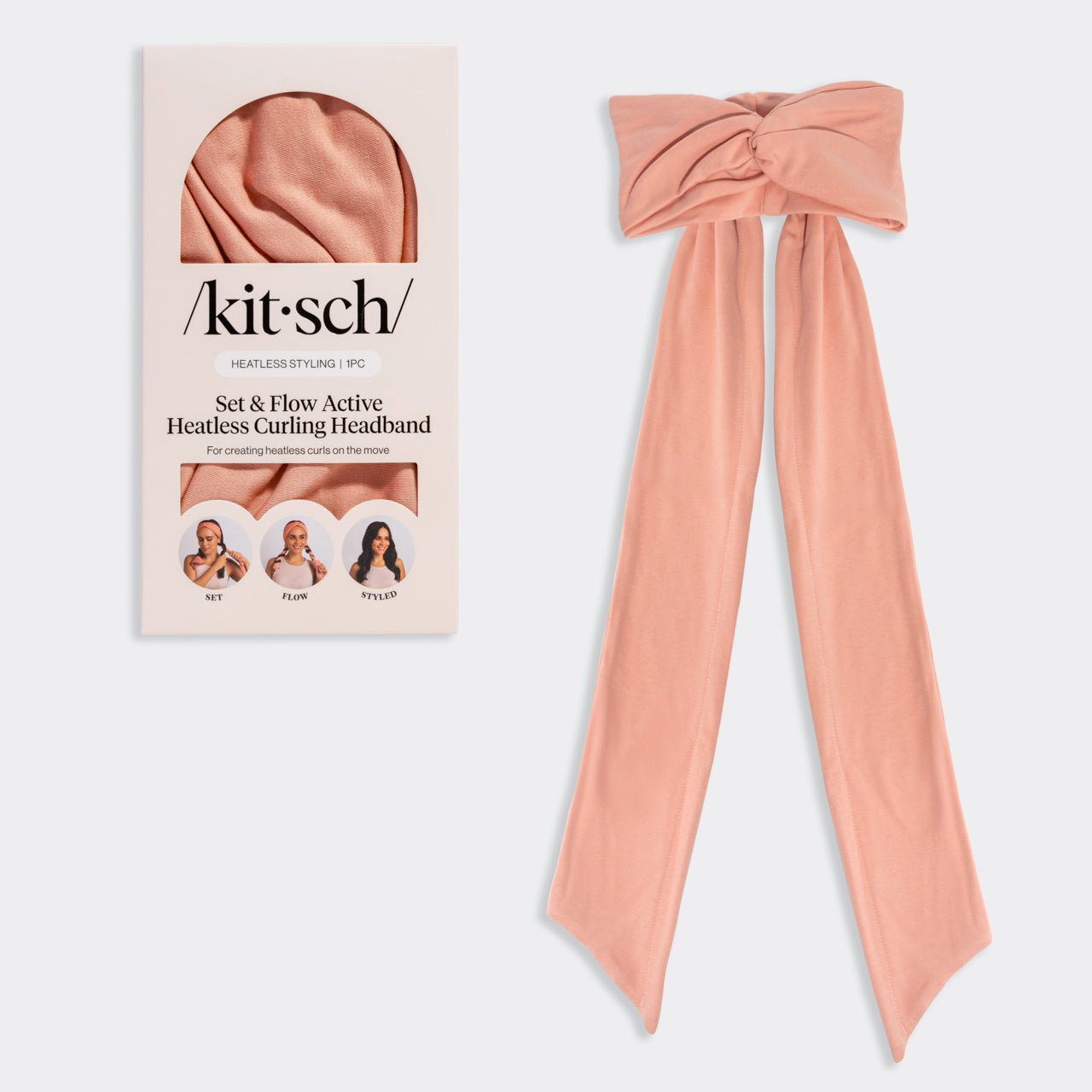 Set & Flow Active Headband in Terracotta