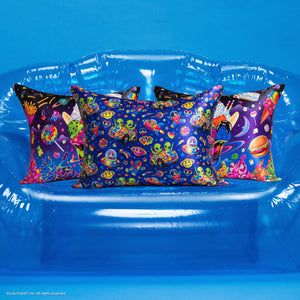 Lisa Frank x Kitsch Satin Pillowcases in Zoomer & Zorbit and Saturn Sundae - group product shot