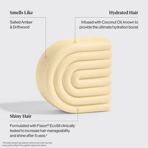 Coconut Oil Shampoo & Conditioner Bar Combo for Dry Damaged Hair