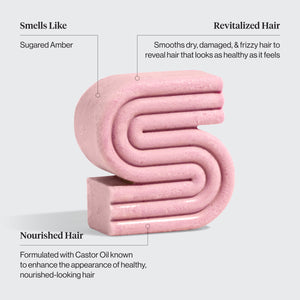 Barre de shampooing nourrissante à l'huile de ricin