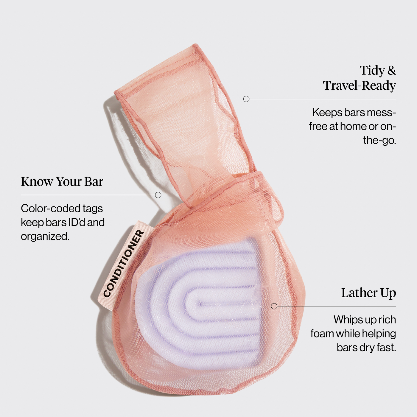 Terracotta Conditioner Bar Bag