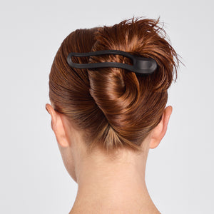 Flat Lay Claw Clip 2pc Curved- Μαύρο & Tort