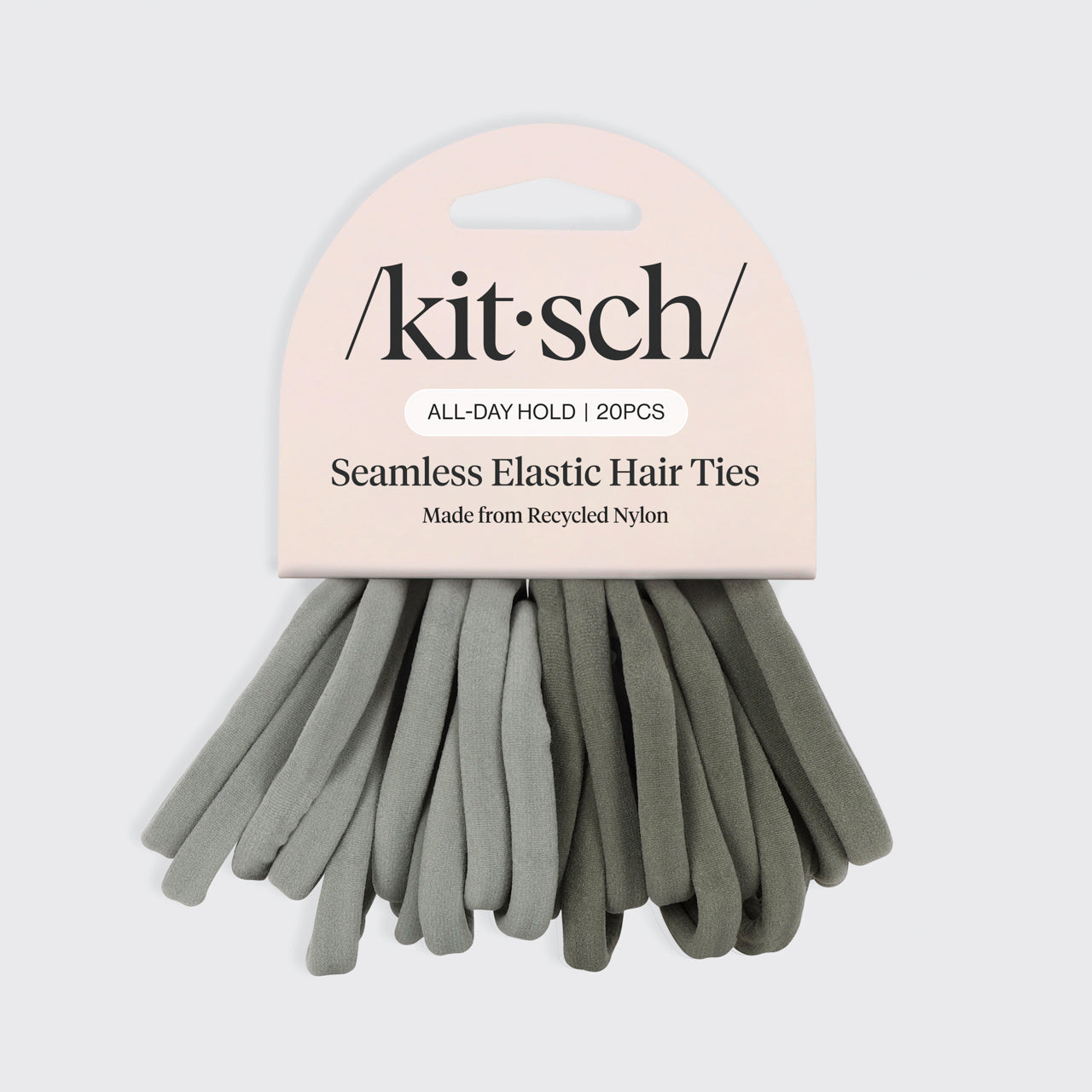 Élastiques à cheveux en eucalyptus, lot de 20 pièces