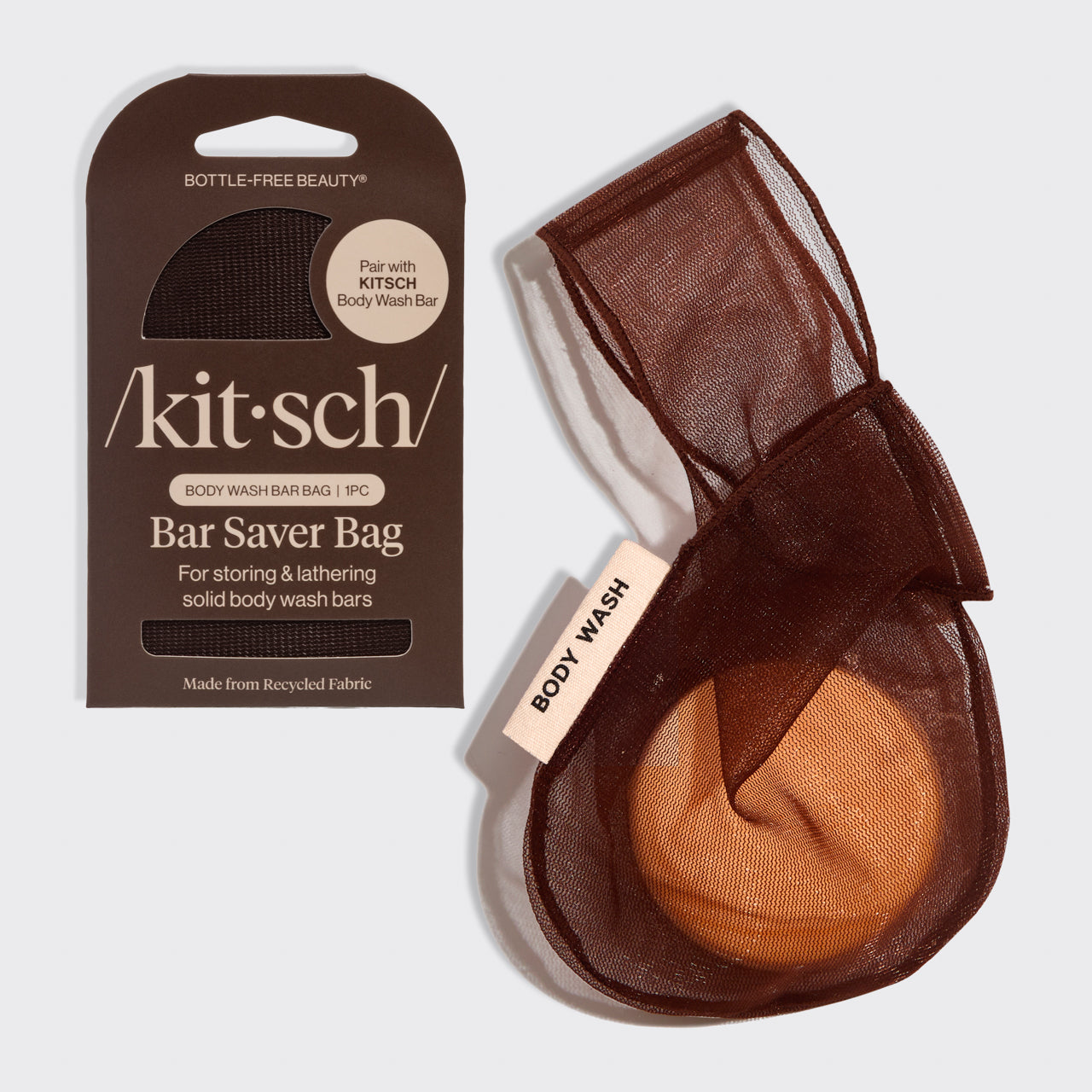 Bolsa para gel de baño en barra - Chocolate