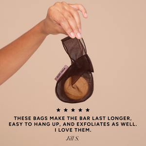 Τσάντα για το πλύσιμο σώματος - Σοκολάτα