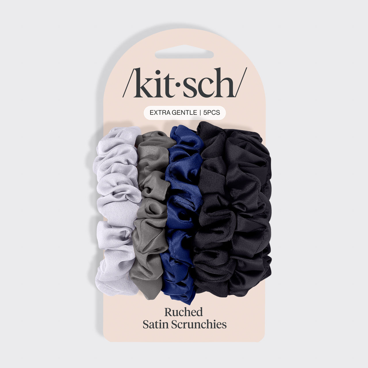 Set de 5 coleteros satinados pequeños - Medianoche