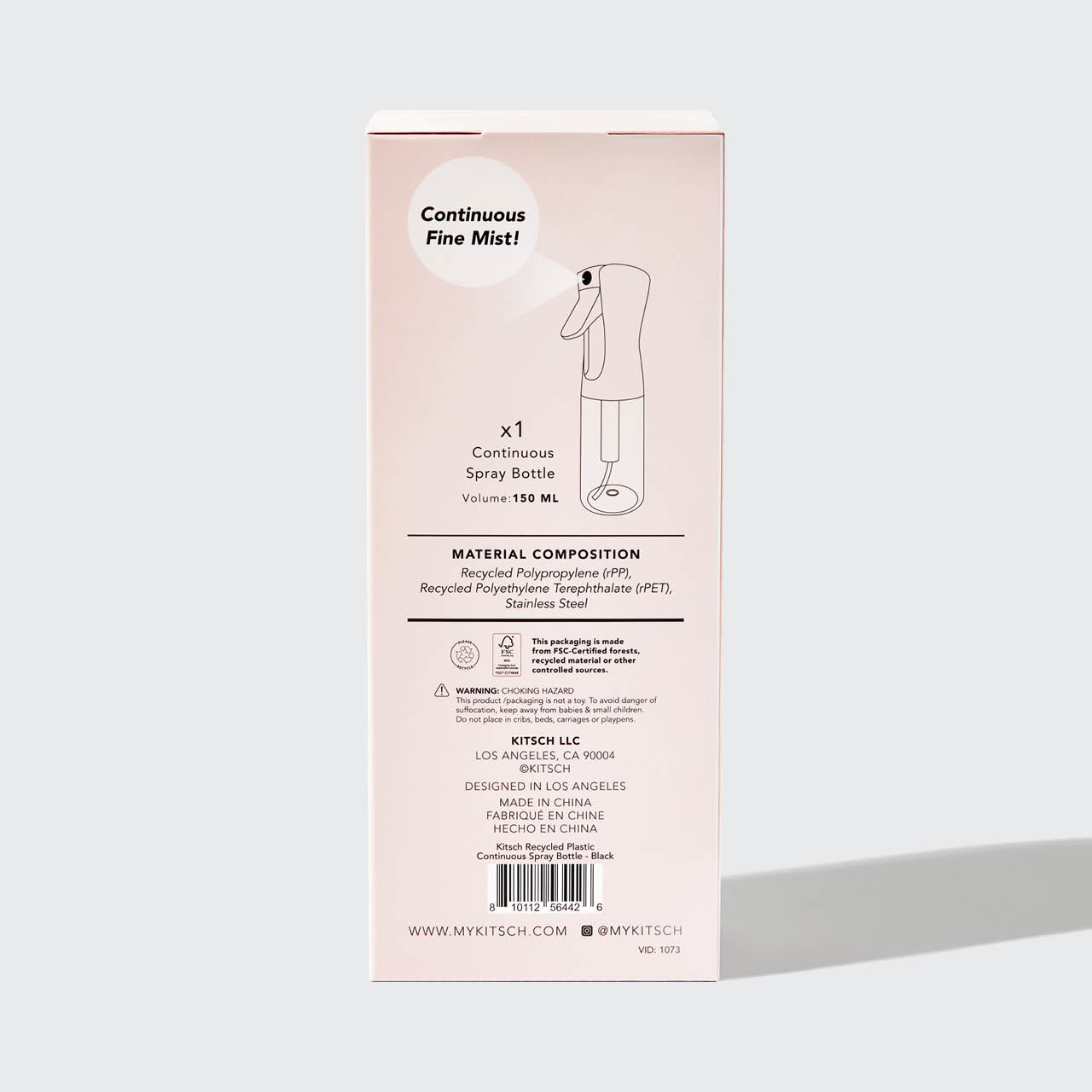Black Continuous Spray
