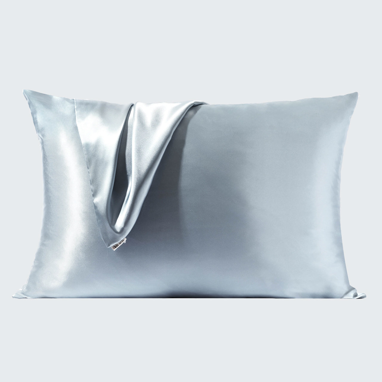 Satin Pillowcase in Haze Blue