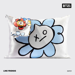 Taie d'oreiller en satin Kitsch x BT21 - VAN