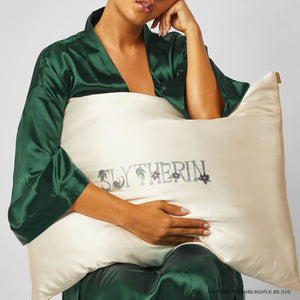 Kitsch x Harry Potter Satin Pillowcase in Slytherin
