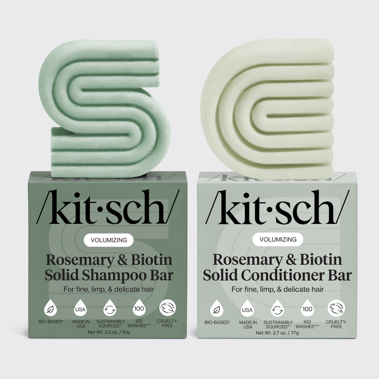 Shampoo e balsamo volumizzante al rosmarino e alla biotina