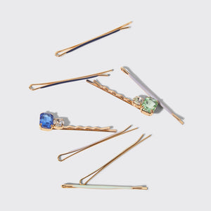 Set di spille da 8 pezzi con nuvole e gemme Garden Bouquet