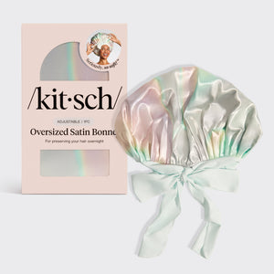 Bonnet oversize en satin - Aura