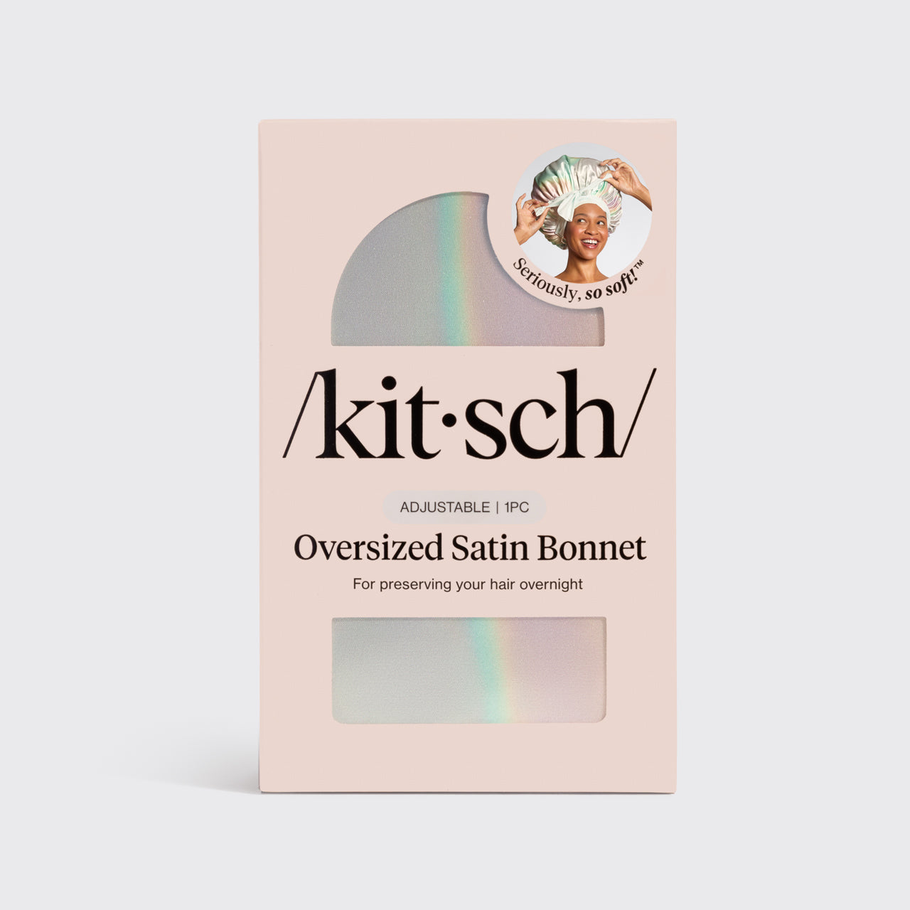 Bonnet oversize en satin - Aura