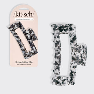 Eco-Friendly Jumbo Open Shape Claw Clip - Μαύρο