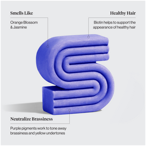 Shampooing et conditionneur violet pour cheveux colorés et gris