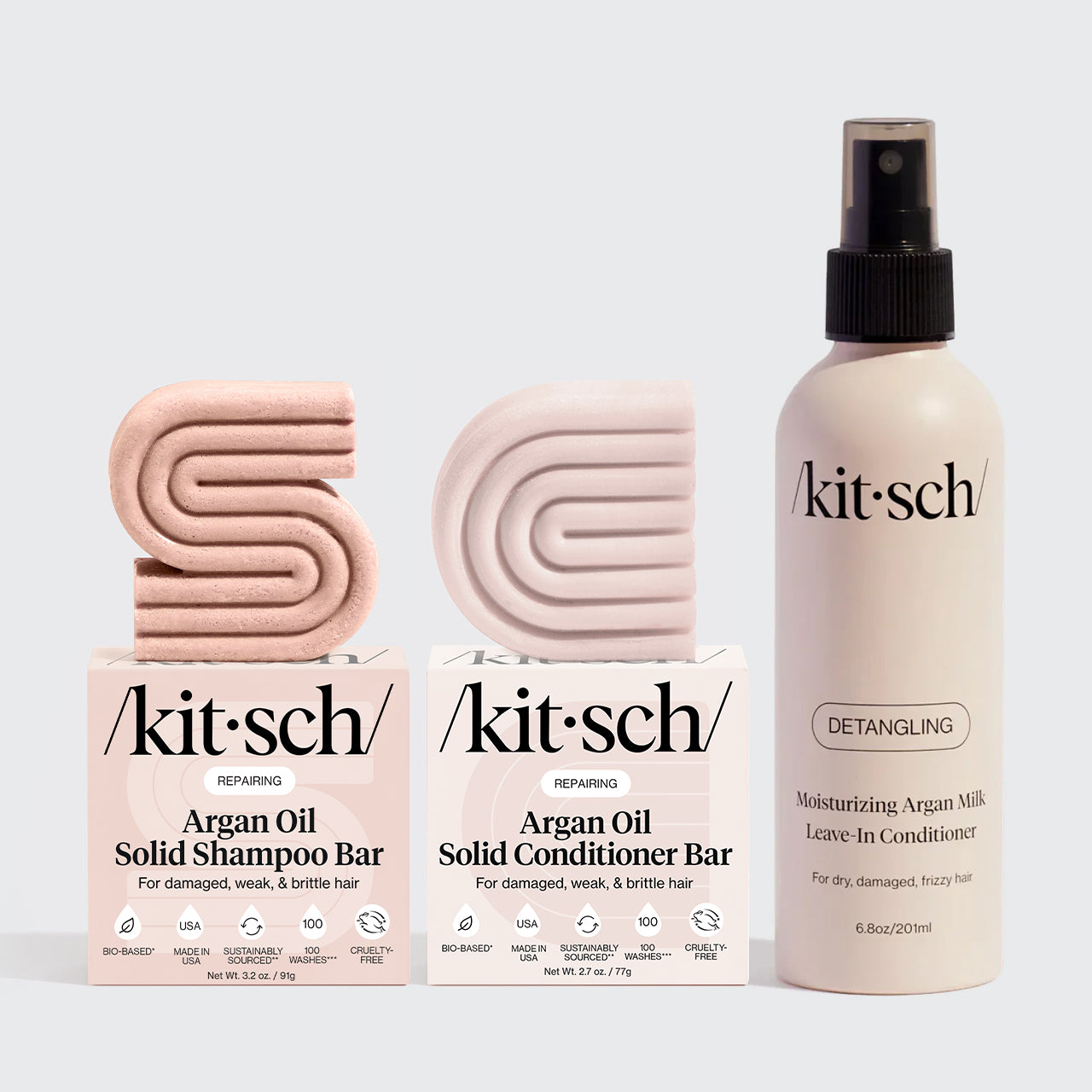 Repairing Argan Oil Shampoo & Conditioner + Leave In Conditioner Bundle