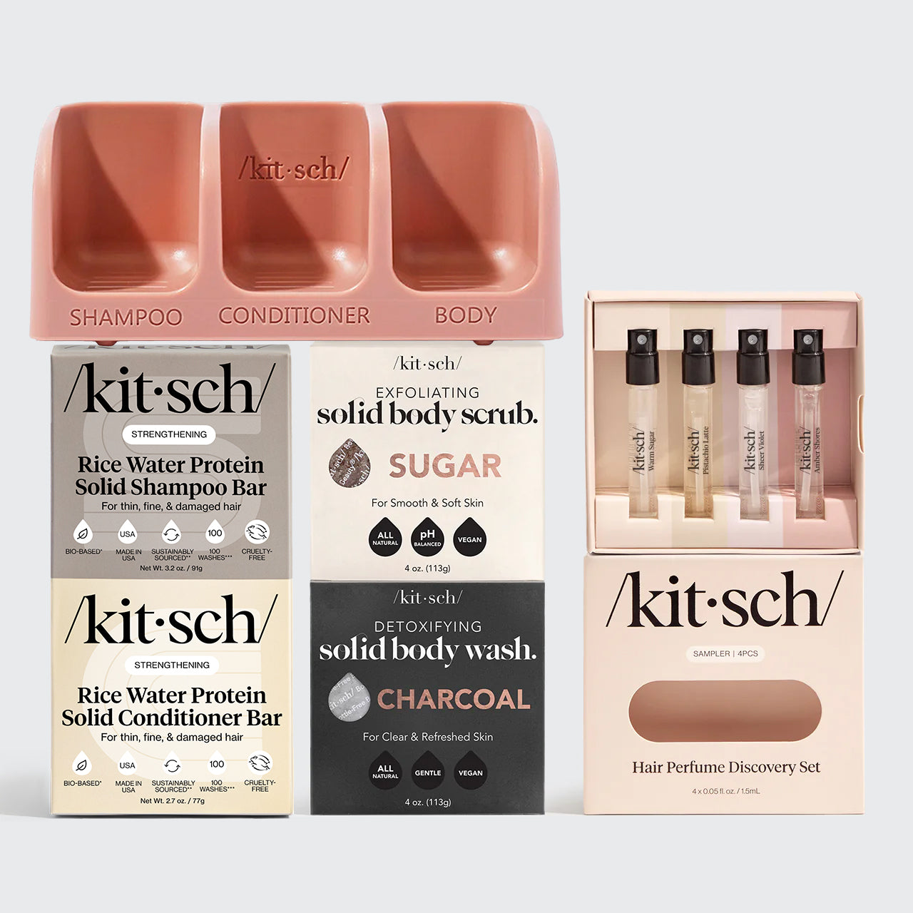 自制洗发水和护发素盒套装