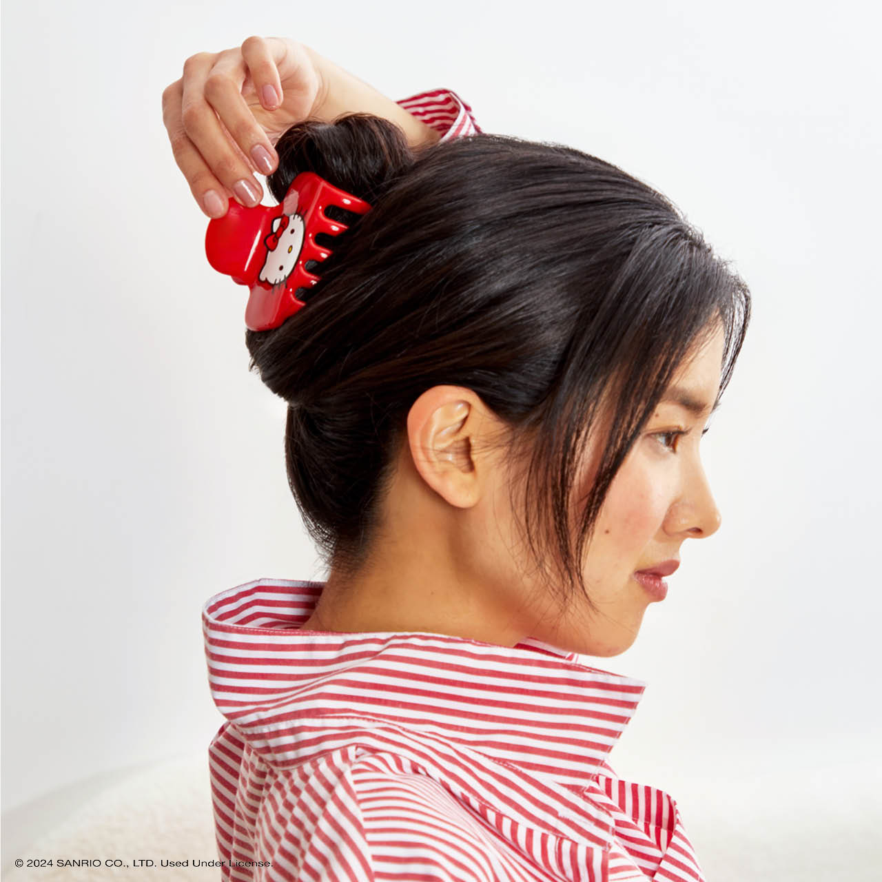 Hello Kitty x Kitsch Recycled Plastic Claw Clip - Kitty Face