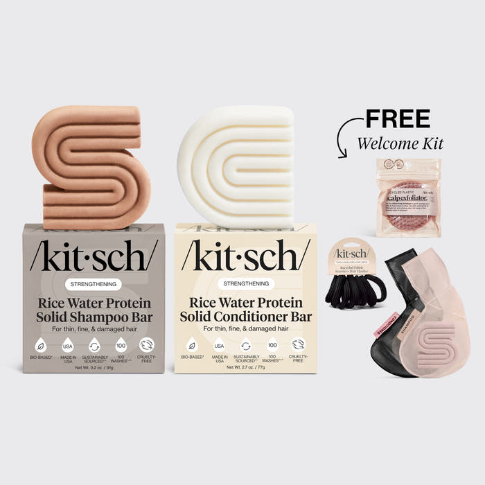 Paquete de champú y acondicionador con kit de bienvenida GRATIS