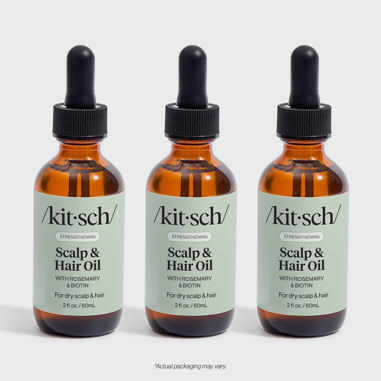Olio rinforzante per cuoio capelluto e capelli al rosmarino con biotina 3 confezioni