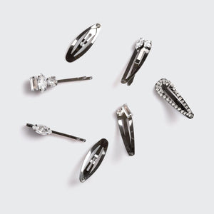 微型可堆叠卡扣 7 件套 - 赤铁矿色