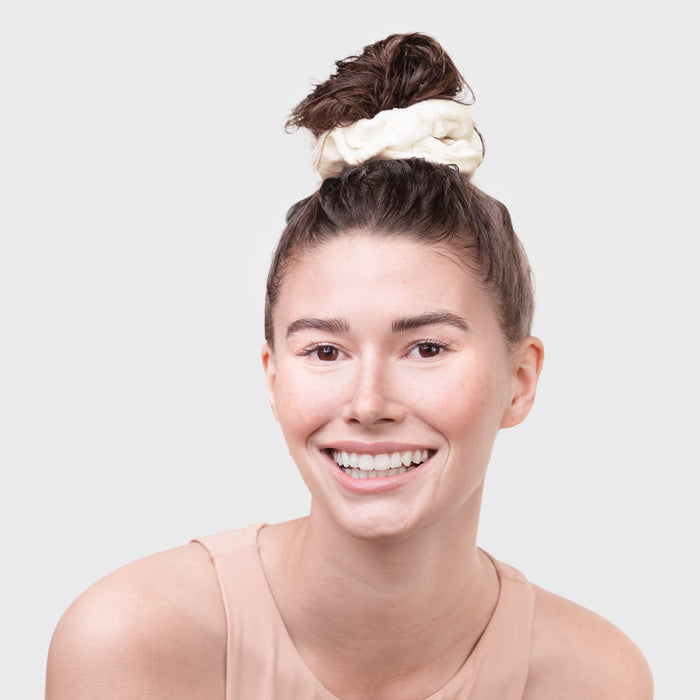 Towel Scrunchie 2 Pack - Eco White