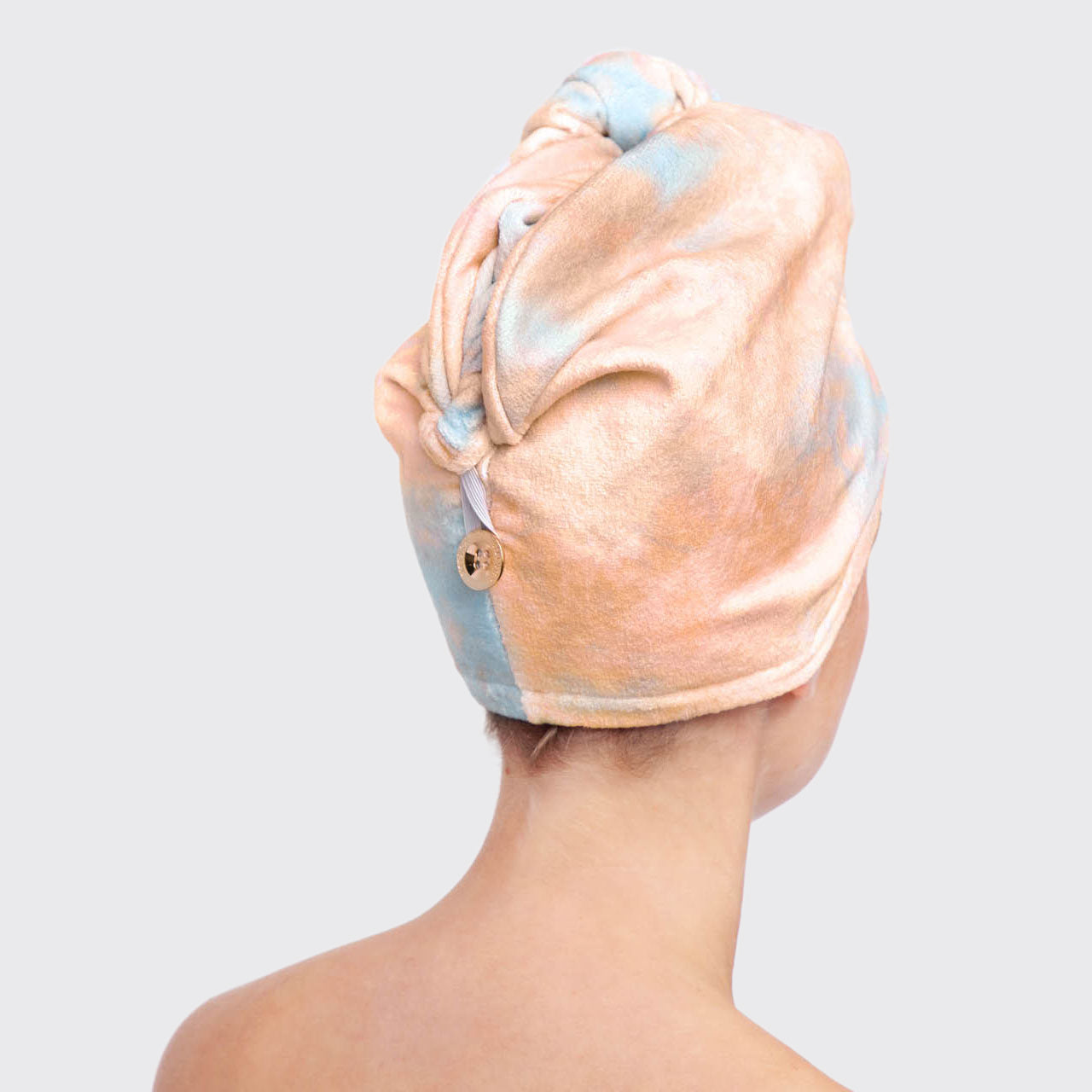 Microfiber Hair Towel - Sunset Tie Dye